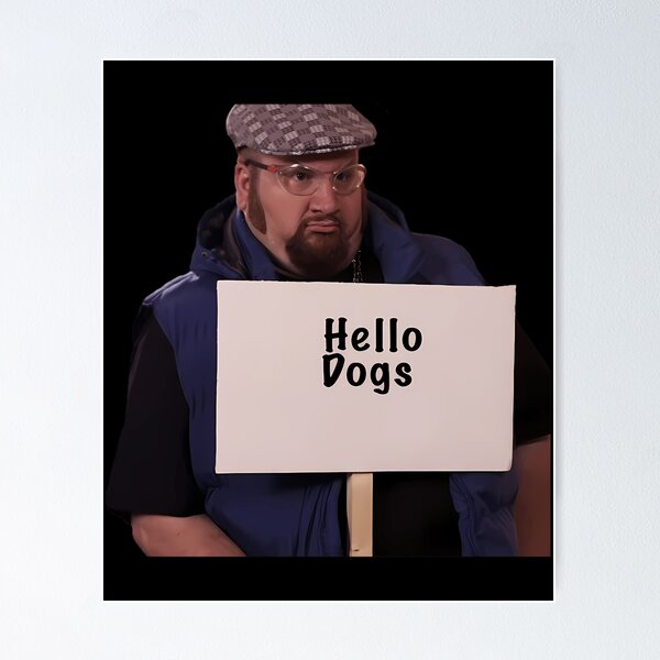 Item preview, Gustavo Hello Dogs designed and sold by DeontaSwaniawsk.