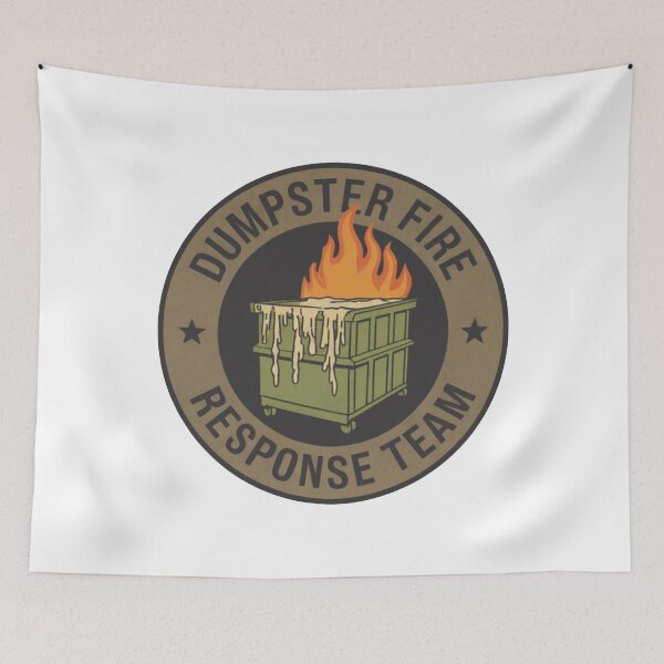 Item preview, dumpster fire response team  designed and sold by bradesther.