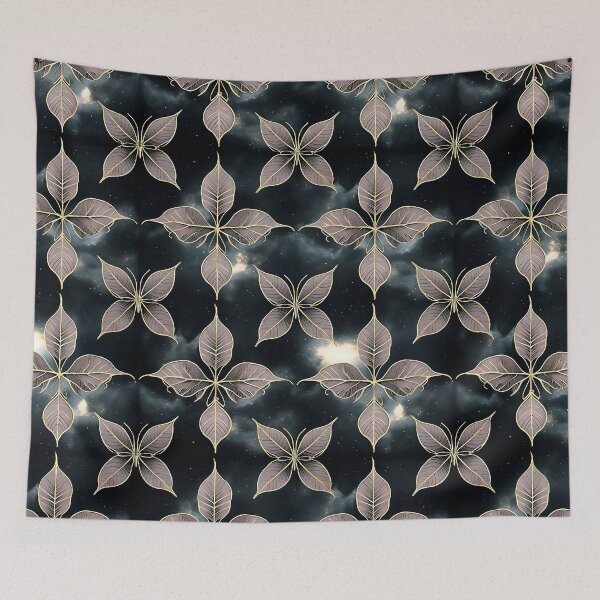 Item preview, Elegant Galaxy Leaf Seamless Pattern – Modern Botanical Repeat Design for Fashion & Home Decor designed and sold by UniqueDesign751.