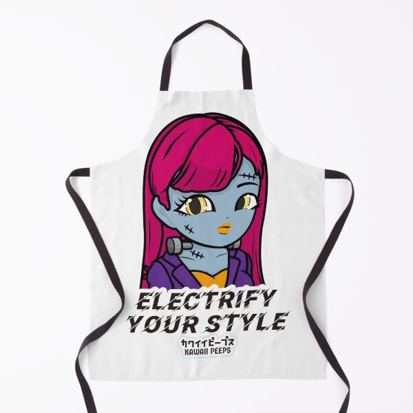 Item preview, Halloween Frankenstein Girl | Electrify Your Style Kawaii Design designed and sold by P-L-Sardines.
