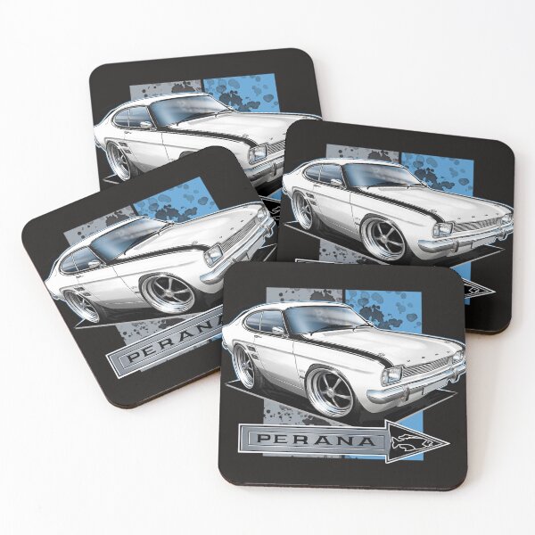 Item preview,  Tooned Ford Capri Perana In White designed and sold by MacieJakubowski.