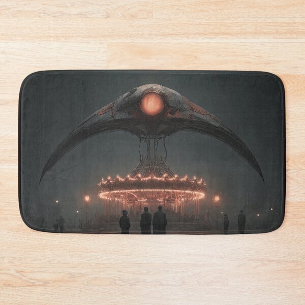 Item preview, Surreal Alien Carousel at Night designed and sold by Shannon Hilson.