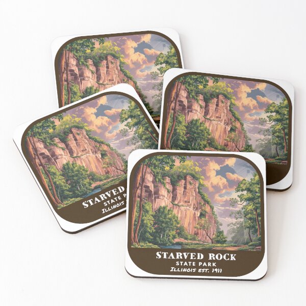 Item preview, Vintage Starved Rock State Park (Illinois State Park) designed and sold by RabbitK.