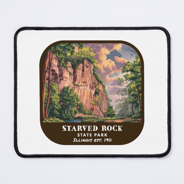Item preview, Vintage Starved Rock State Park (Illinois State Park) designed and sold by RabbitK.