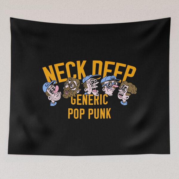 Item preview, Neck Deep Generic Pop Punk Cartoon Faces designed and sold by TyreekCorwin.
