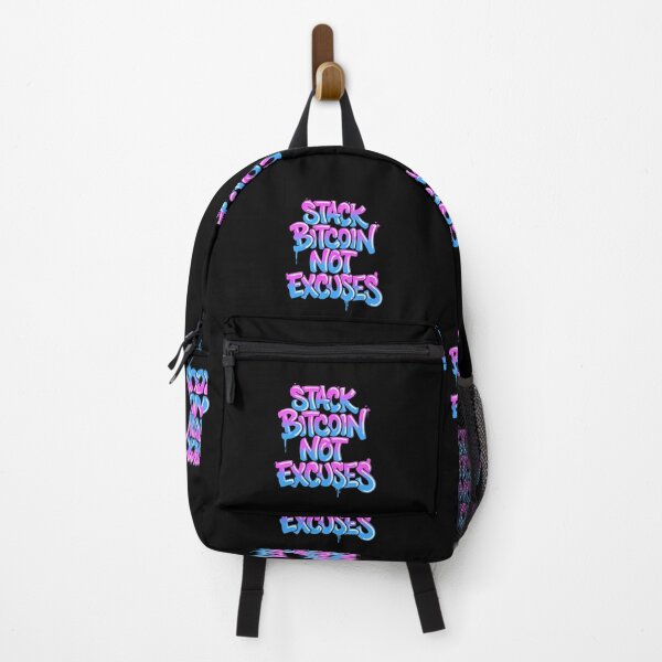 Item preview, Bitcoin Stack Bitcoin Not Excuses Graffiti Design designed and sold by RadDeck.