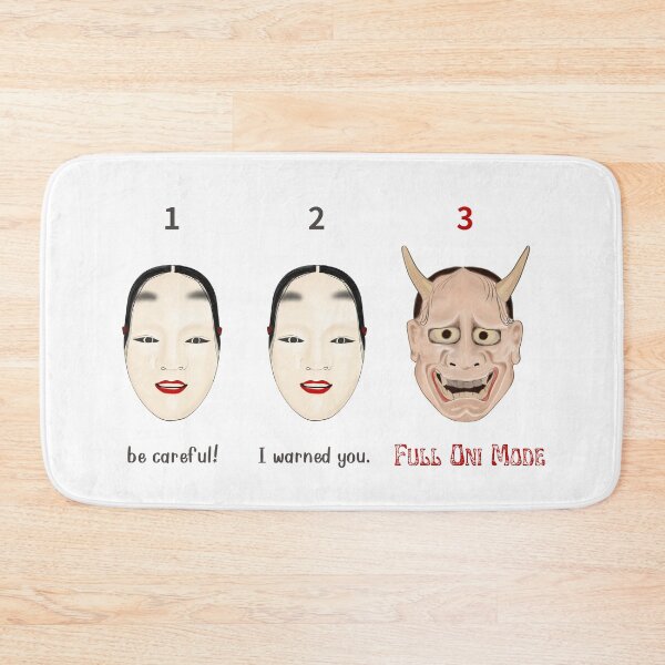 Item preview, Hannya Transformation: For Better or Worse – Noh Series | Hannya & Oni (Demon) Mask Humor designed and sold by tokomoroJP.