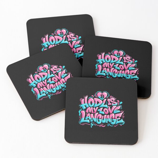 Item preview, Bitcoin Hodl Is My Love Language Graffiti Design designed and sold by RadDeck.