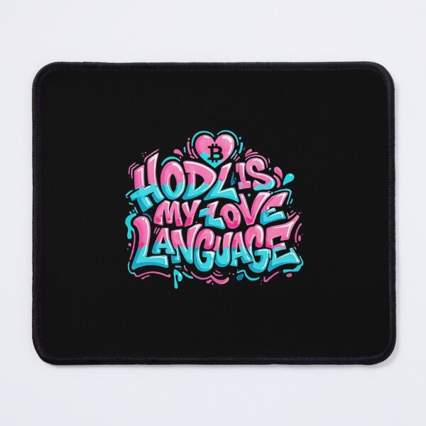 Item preview, Bitcoin Hodl Is My Love Language Graffiti Design designed and sold by RadDeck.