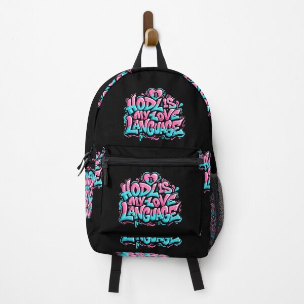 Item preview, Bitcoin Hodl Is My Love Language Graffiti Design designed and sold by RadDeck.