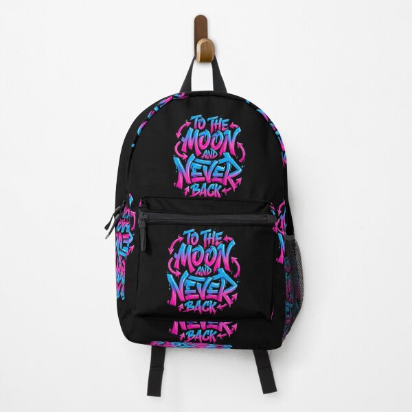 Item preview, Bitcoin To The Moon And Never Back Graffiti Design designed and sold by RadDeck.