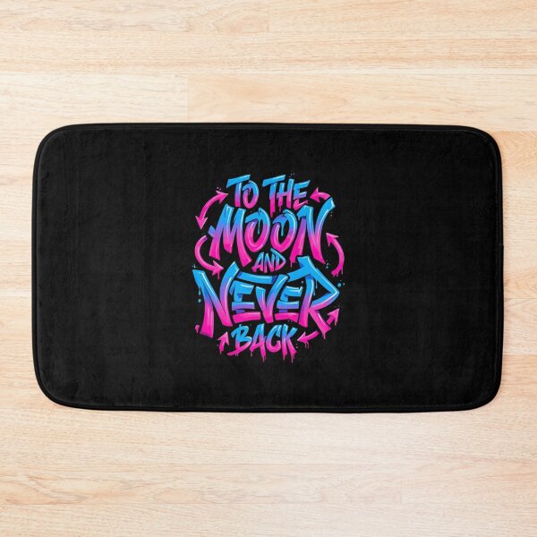 Item preview, Bitcoin To The Moon And Never Back Graffiti Design designed and sold by RadDeck.