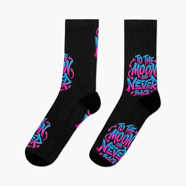 Item preview, Bitcoin To The Moon And Never Back Graffiti Design designed and sold by RadDeck.