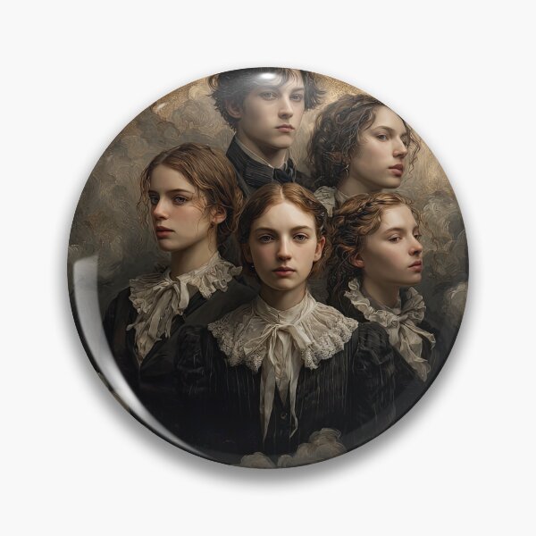 Item preview, Victorian Gothic Group Portrait with Golden Halo designed and sold by Shannon Hilson.