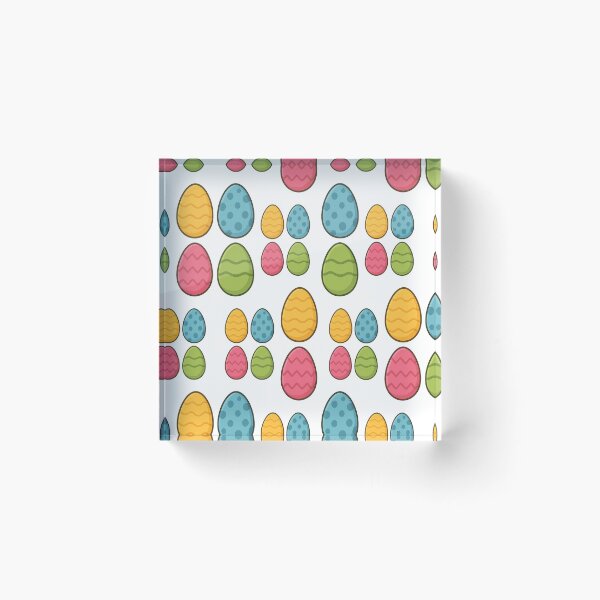 Item preview, Easter egg pattern with pastel colors and flowers designed and sold by PWDigitalArt.