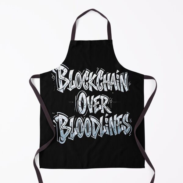 Item preview, Bitcoin Blockchain Over Bloodlines Graffiti Design designed and sold by RadDeck.