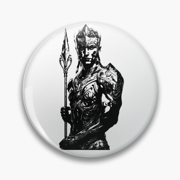 Item preview, Lugh – God of Light, Craftsmanship and Skills (Black & White Edition) designed and sold by CelticSoulShop.