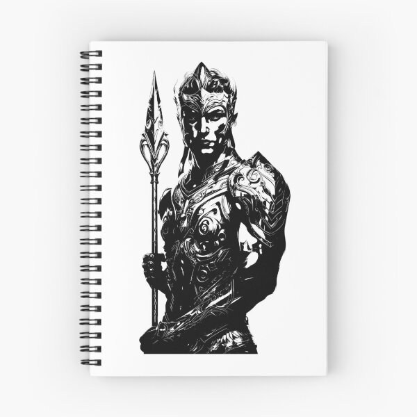 Item preview, Lugh – God of Light, Craftsmanship and Skills (Black & White Edition) designed and sold by CelticSoulShop.