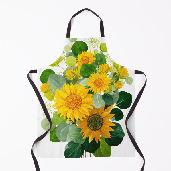 Item preview, Cottage sunflower and eucalyptus designed and sold by scicilysimonee.