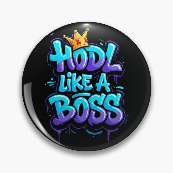 Item preview, Bitcoin Hodl Like A Boss Graffiti Design designed and sold by RadDeck.