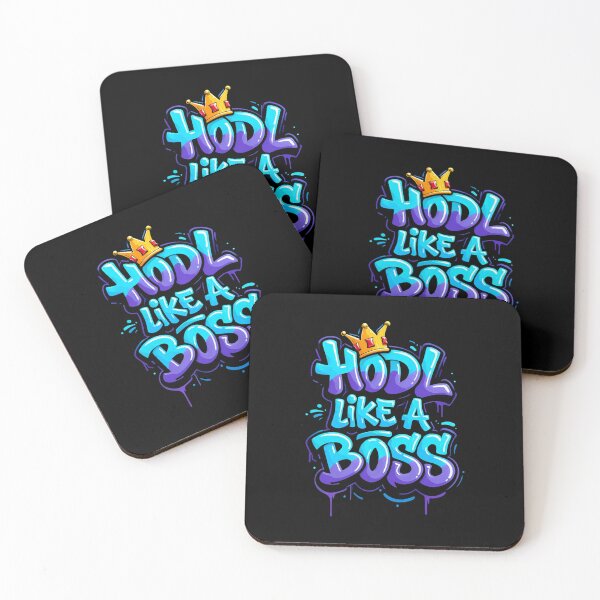 Item preview, Bitcoin Hodl Like A Boss Graffiti Design designed and sold by RadDeck.