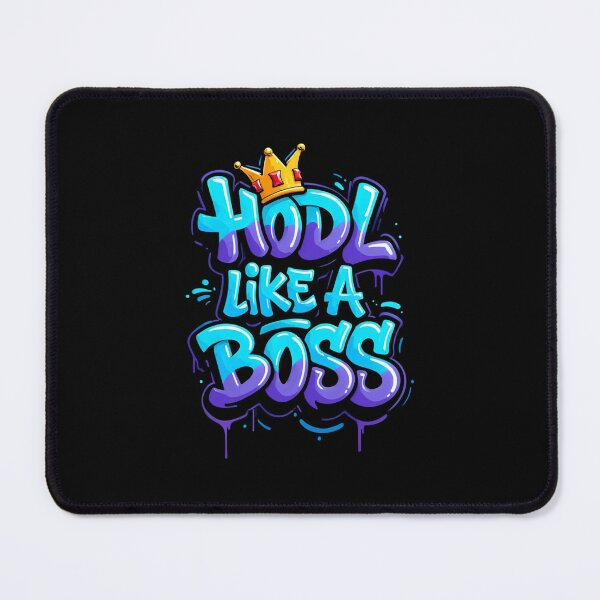 Item preview, Bitcoin Hodl Like A Boss Graffiti Design designed and sold by RadDeck.