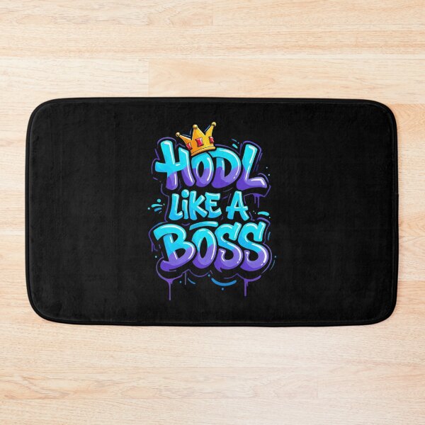 Item preview, Bitcoin Hodl Like A Boss Graffiti Design designed and sold by RadDeck.
