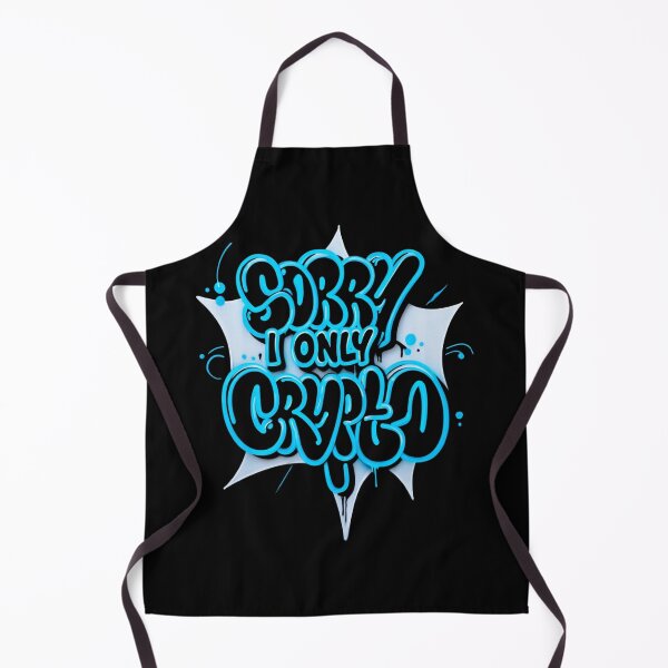Item preview, Bitcoin Sorry I Only Speak Crypto Graffiti Design designed and sold by RadDeck.