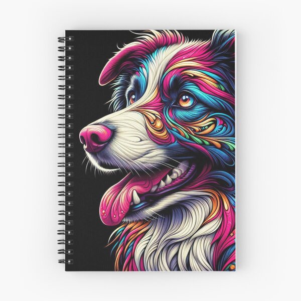 Item preview, Vibrant Border Collie Canine designed and sold by Wags & Tails.