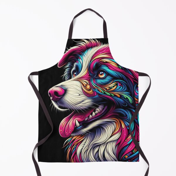 Item preview, Vibrant Border Collie Canine designed and sold by Wags & Tails.