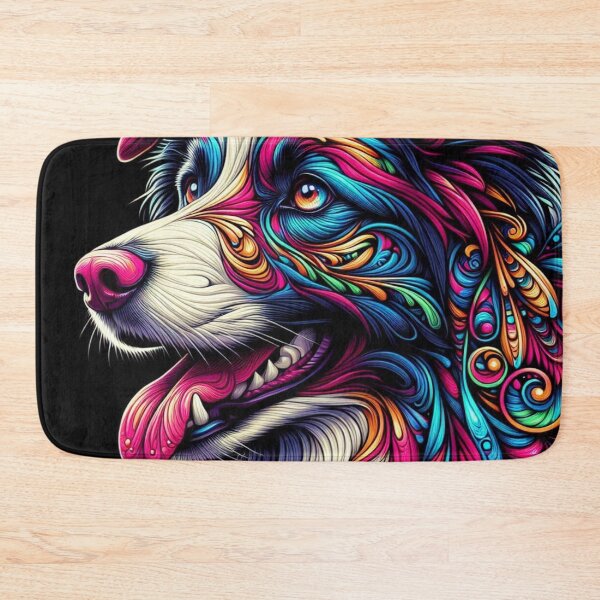 Item preview, Vibrant Border Collie Canine designed and sold by Wags & Tails.