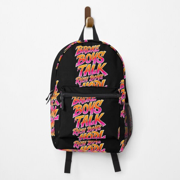 Item preview, Bitcoin Broke Boys Talk Rich Boys Hodl Graffiti Design designed and sold by RadDeck.