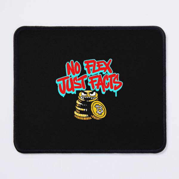 Item preview, Bitcoin No Flex Just Facts Graffiti Design designed and sold by RadDeck.