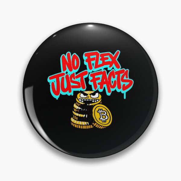Item preview, Bitcoin No Flex Just Facts Graffiti Design designed and sold by RadDeck.
