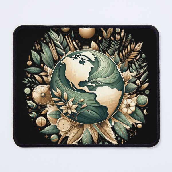 Item preview, Eco-Friendly Earth Illustration designed and sold by SholoStudio.