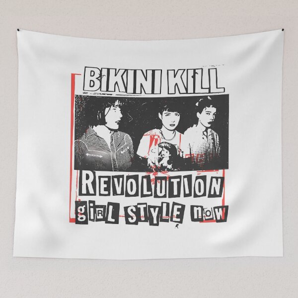 Item preview, Bi.k.in.i K.ill Powerful Punk Rock Style Graphic With Feminist Aesthetic designed and sold by MaverickFerry.