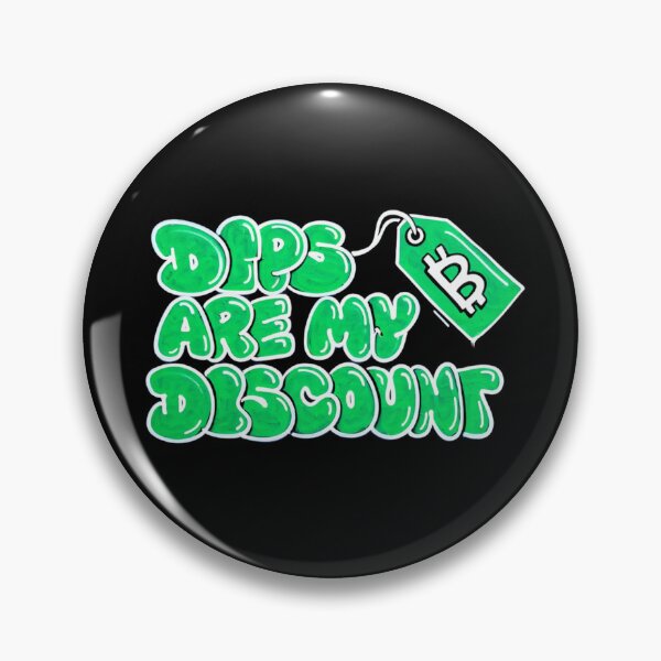 Item preview, Bitcoin Dips Are My Discount Graffiti Design designed and sold by RadDeck.