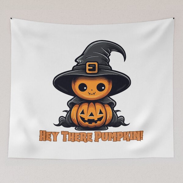 Item preview, Hey There Pumpkin! ~ Halloween Witch designed and sold by TheLastGarden.