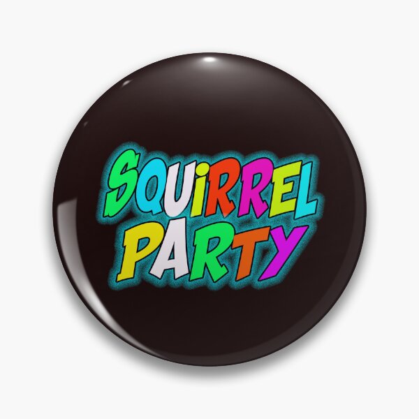 Item preview, SQUIRREL PARTY LOGO designed and sold by PSYCHOKITTY MERCH.
