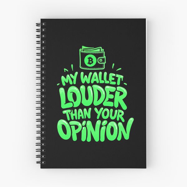Item preview, Bitcoin My Wallet Louder Than Your Opinion Graffiti Design designed and sold by RadDeck.