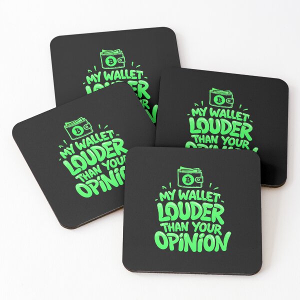 Item preview, Bitcoin My Wallet Louder Than Your Opinion Graffiti Design designed and sold by RadDeck.