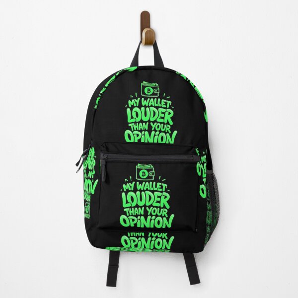 Item preview, Bitcoin My Wallet Louder Than Your Opinion Graffiti Design designed and sold by RadDeck.
