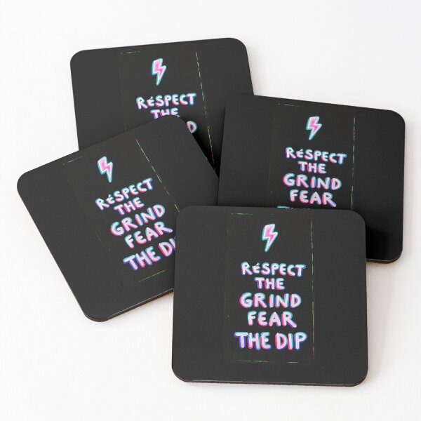 Item preview, Bitcoin Respect The Grind Fear The Dip Graffiti Design designed and sold by RadDeck.
