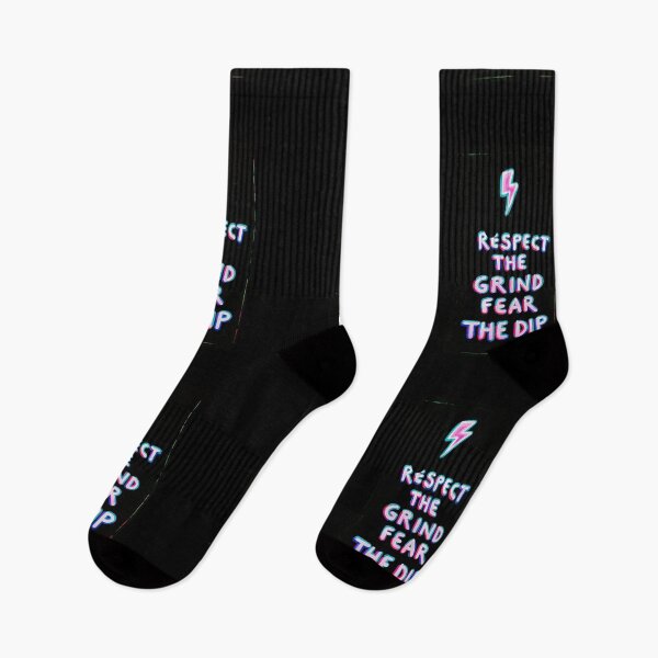 Item preview, Bitcoin Respect The Grind Fear The Dip Graffiti Design designed and sold by RadDeck.