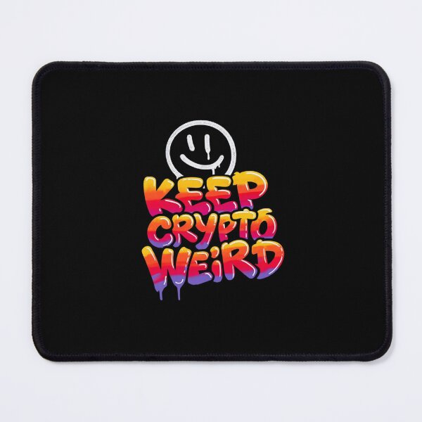 Item preview, Bitcoin Keep Crypto Weird Graffiti Design designed and sold by RadDeck.