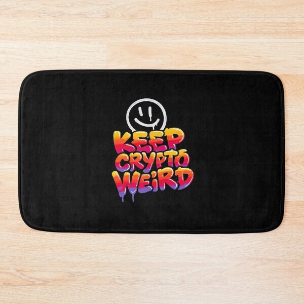 Item preview, Bitcoin Keep Crypto Weird Graffiti Design designed and sold by RadDeck.