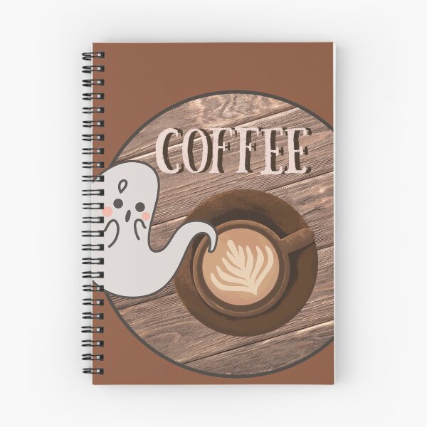 Item preview, Halloween Cute and Spooky Ghost with Coffee designed and sold by Furkan Al-Gburi.