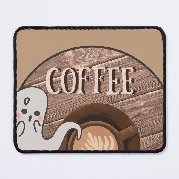Item preview, Halloween Cute and Spooky Ghost with Coffee designed and sold by Furkan Al-Gburi.