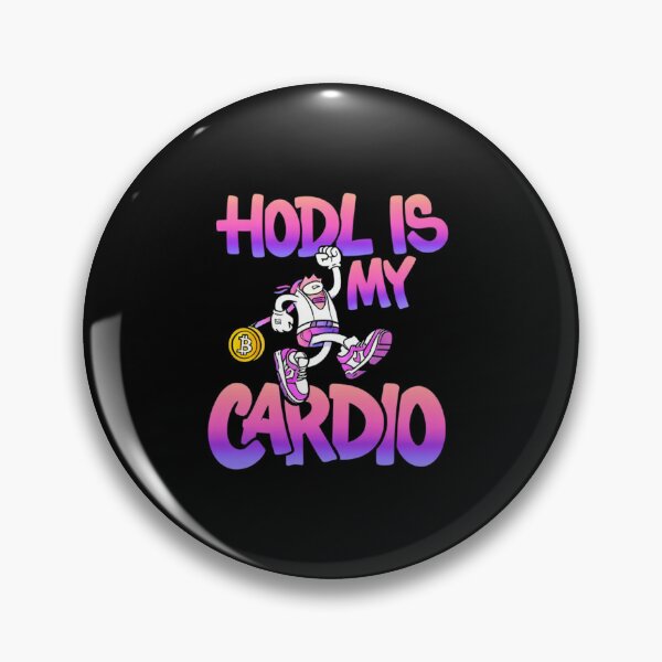 Item preview, Bitcoin Hodl Is My Cardio Graffiti Design designed and sold by RadDeck.
