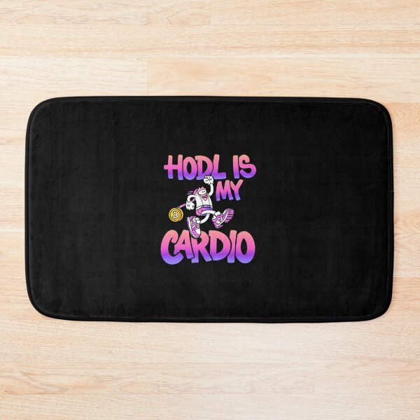 Item preview, Bitcoin Hodl Is My Cardio Graffiti Design designed and sold by RadDeck.